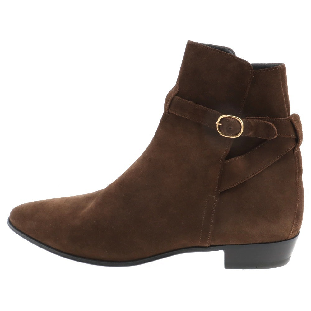 CELINE(セリーヌ) Jacno Buckled Ankle Boot ジャクノ バックルアンクルブーツ 782991 ブラウン