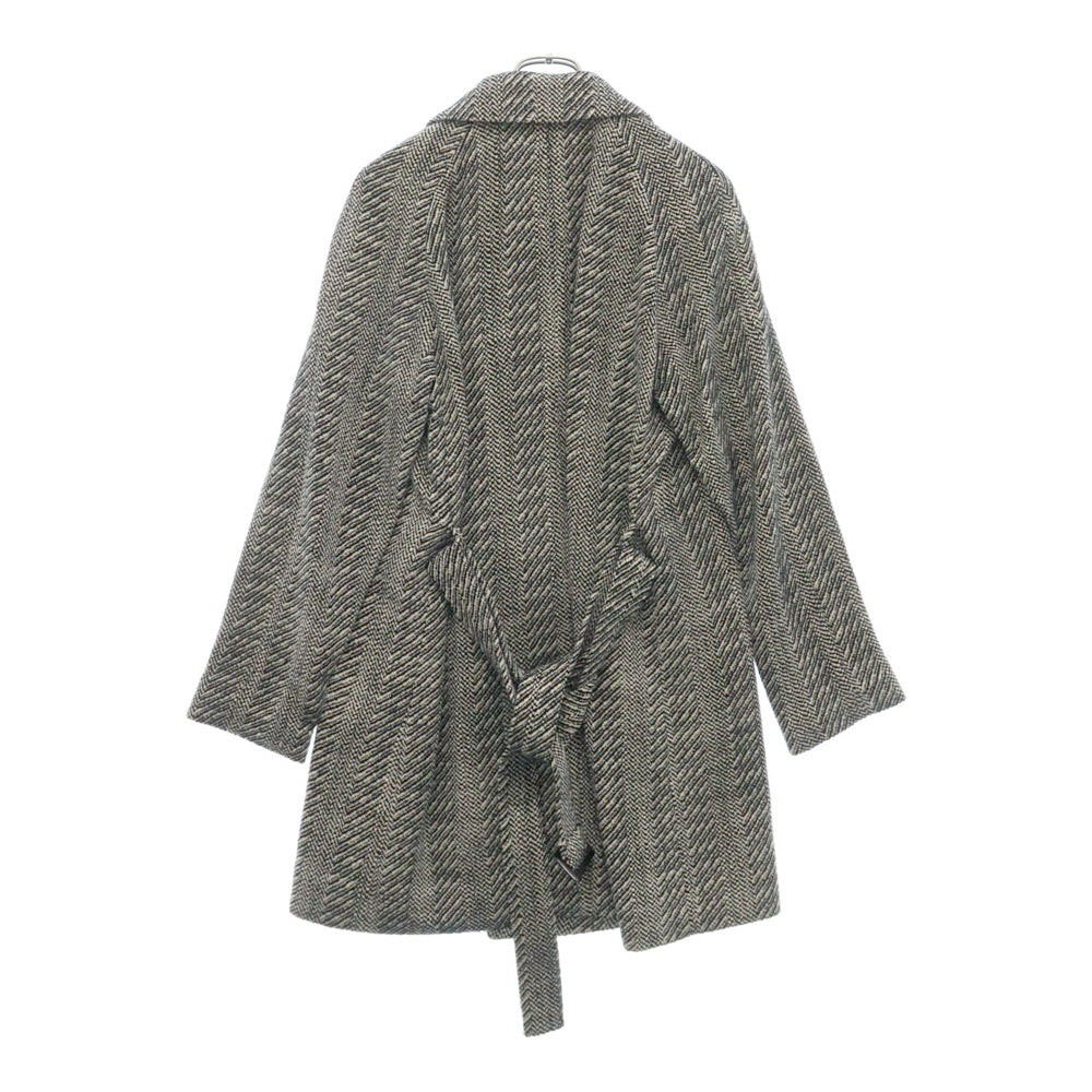 PONTETORTO(ポンテトルト) 19AW Knit Blouson Jacket ニットブルゾンジャケット ブラック/ホワイト 9562-4901