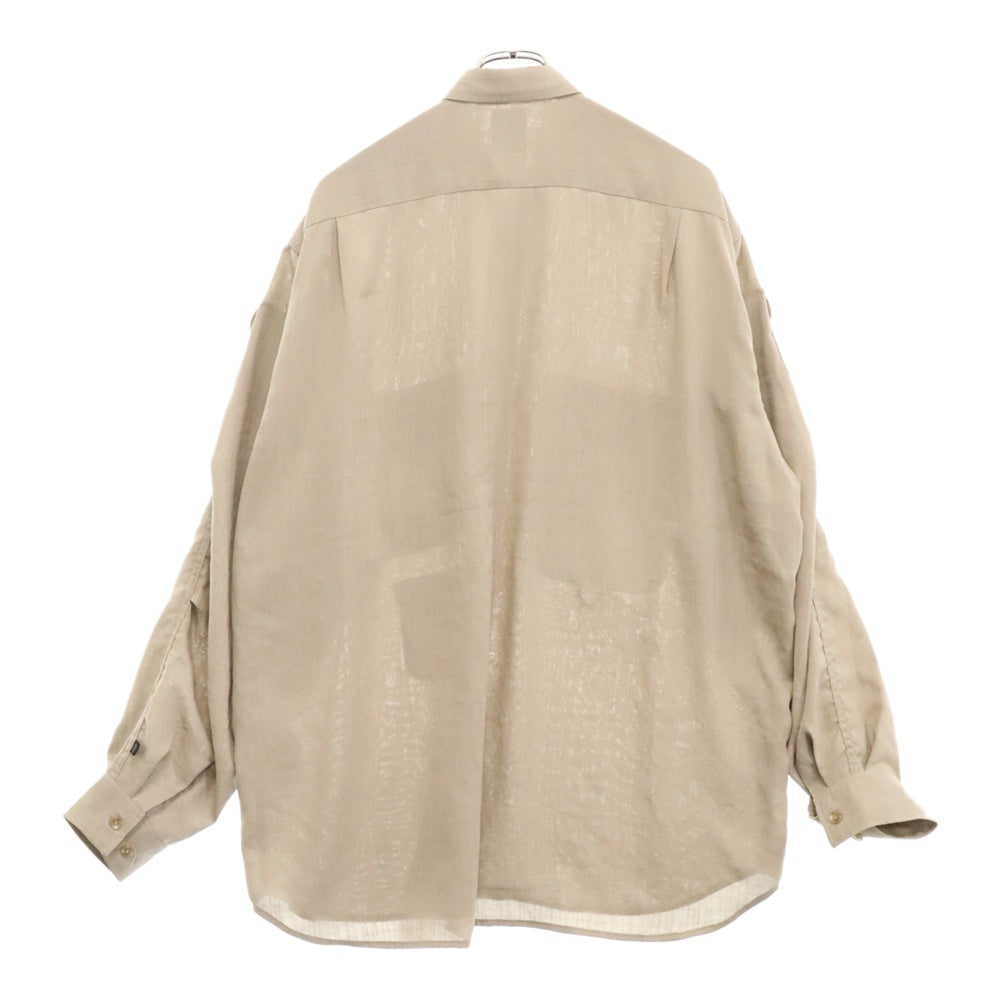 DAIWA PIER39(ダイワ ピアサーティナイン) TECH BOMBAY SAFARI SHIRTS BE-80022 テック ボンベイ サファリ ミリタリー 長袖シャツ ベージュ