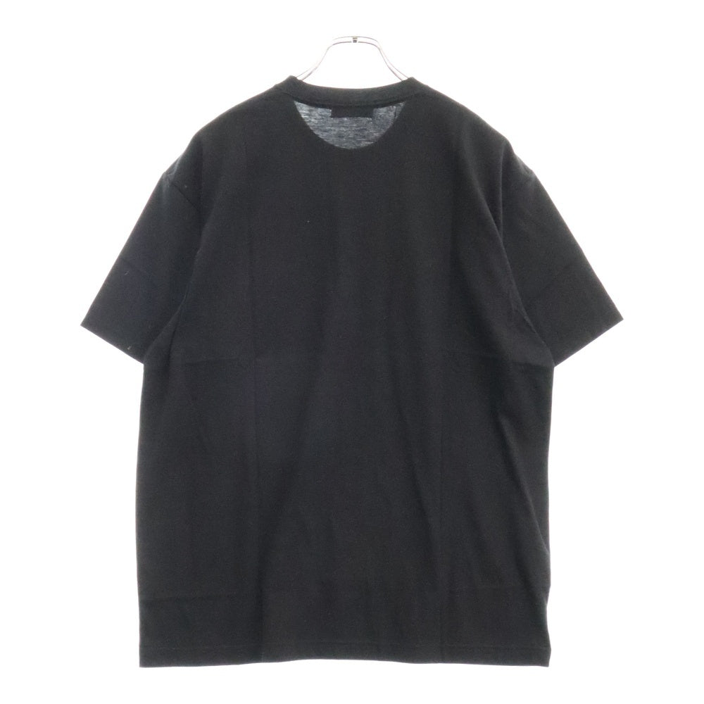 GOD SELECTION XXX(ゴッドセレクショントリプルエックス) シンプルロゴプリント半袖Tシャツ ブラック