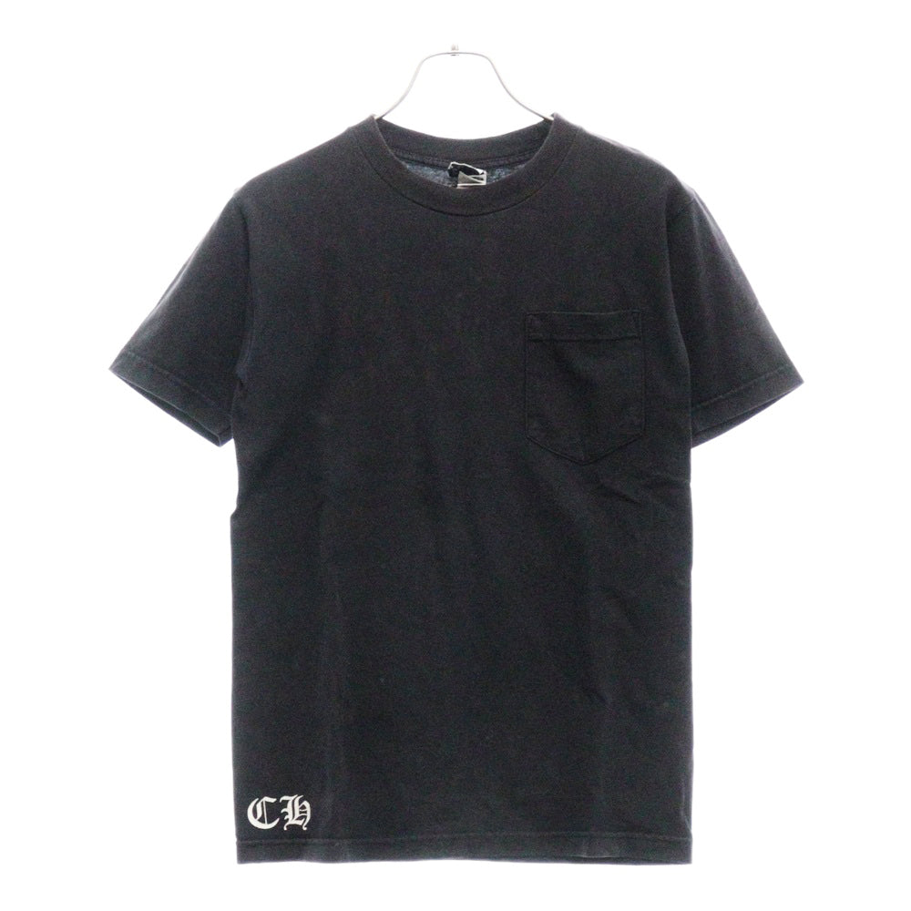 CHROME HEARTS(クロムハーツ) OLD SCROLL LABEL オールドモデル スクロールラベルロゴ半袖Tシャツ カットソー ブラック/レッド