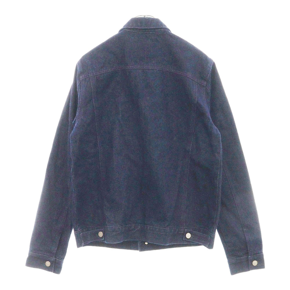 GRAFFITIONMIND(グラフィティオンマインド) EMBROIDERED DENIM JACKET エンブロイダリー デニムジャケット ネイビー