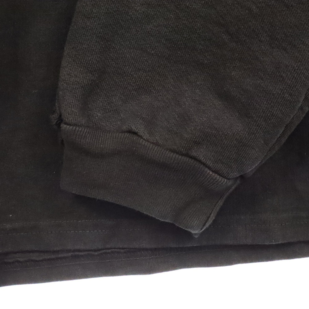 PROTOTYPES(プロトタイプス) CUT UP SLEEVE CREWNECK インサイドアウト レイヤード長袖カットソー ブラック