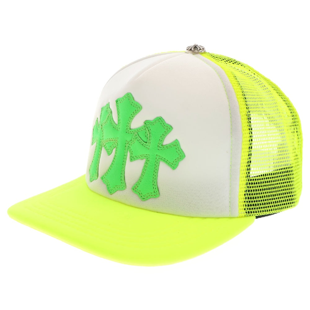 CHROME HEARTS(クロムハーツ) CRS PATCH Trucker Cap クロスパッチ メッシュトラッカー キャップ グリーン