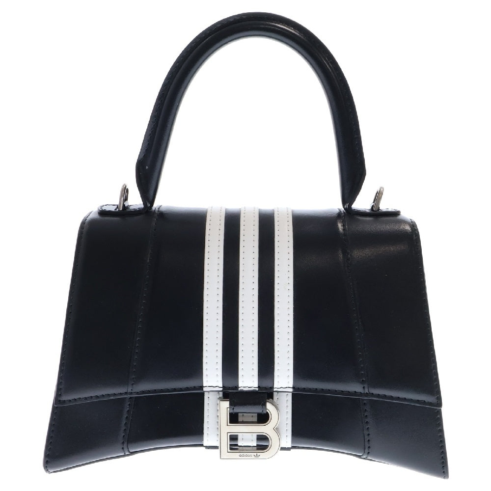 BALENCIAGA(バレンシアガ) ×ADIDAS HOURGLASS アワーグラス スモール トップハンドル ハンドバッグ ショルダーバッグ 2WAY ブラック 593546