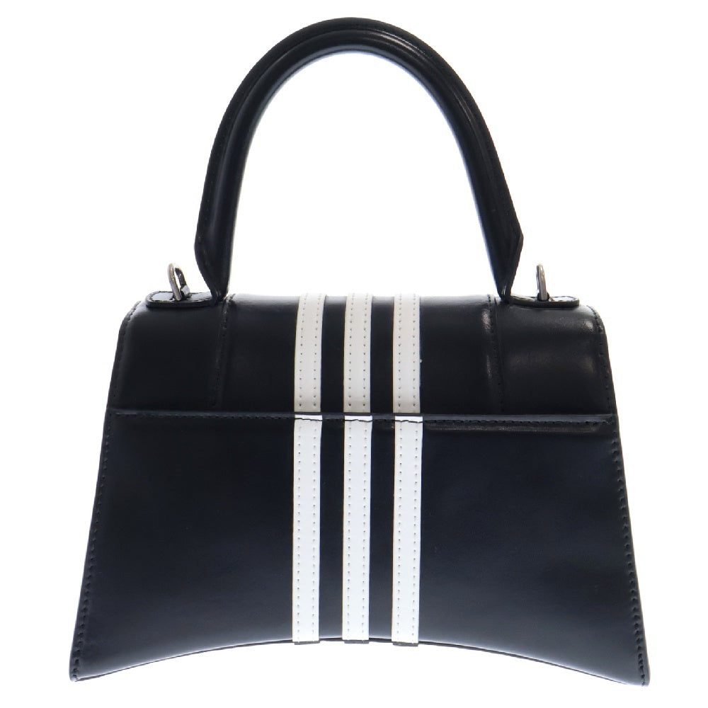 BALENCIAGA(バレンシアガ) ×ADIDAS HOURGLASS アワーグラス スモール トップハンドル ハンドバッグ ショルダーバッグ 2WAY ブラック 593546
