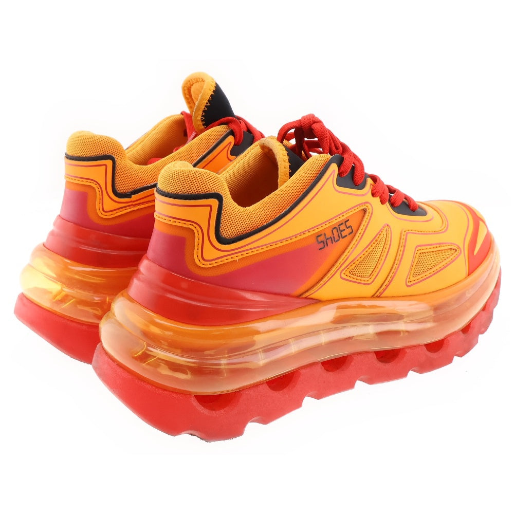 SHOES 53045(シューズ53045) ロートップエアースニーカー ダッドスニーカー シューズ BMP-LTS-FL レッド