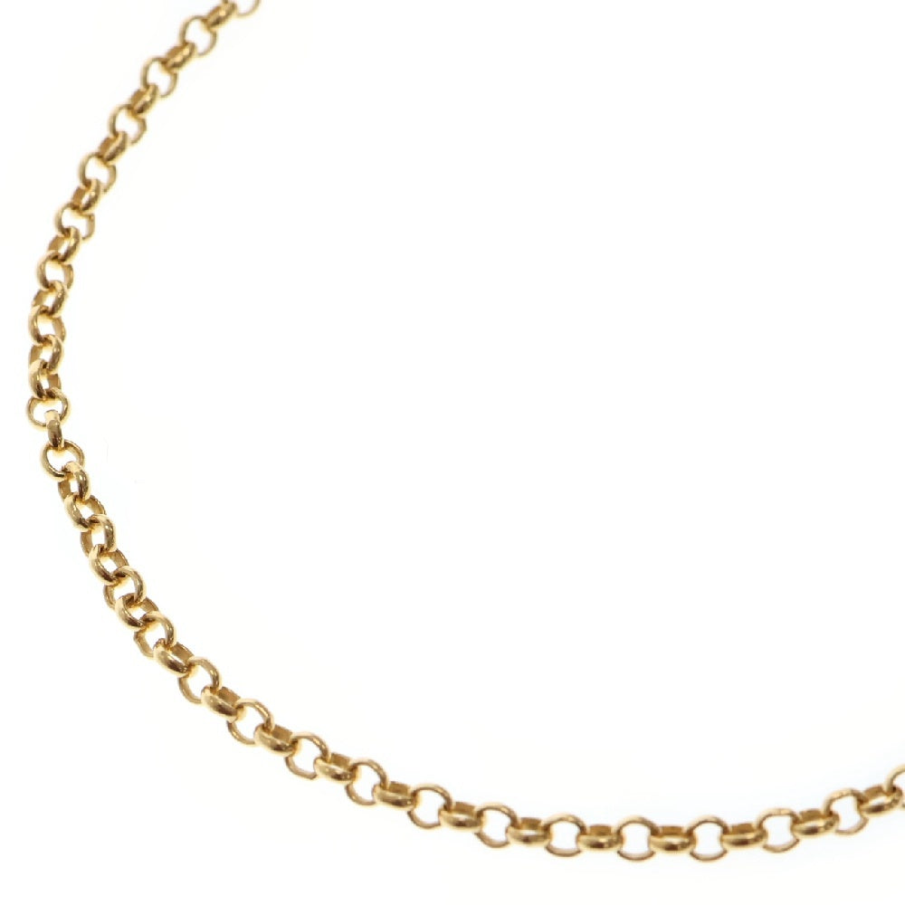 CHROME HEARTS(クロムハーツ) 22K NECKCHAIN R20 ロールチェーン20inch ゴールドネックレス