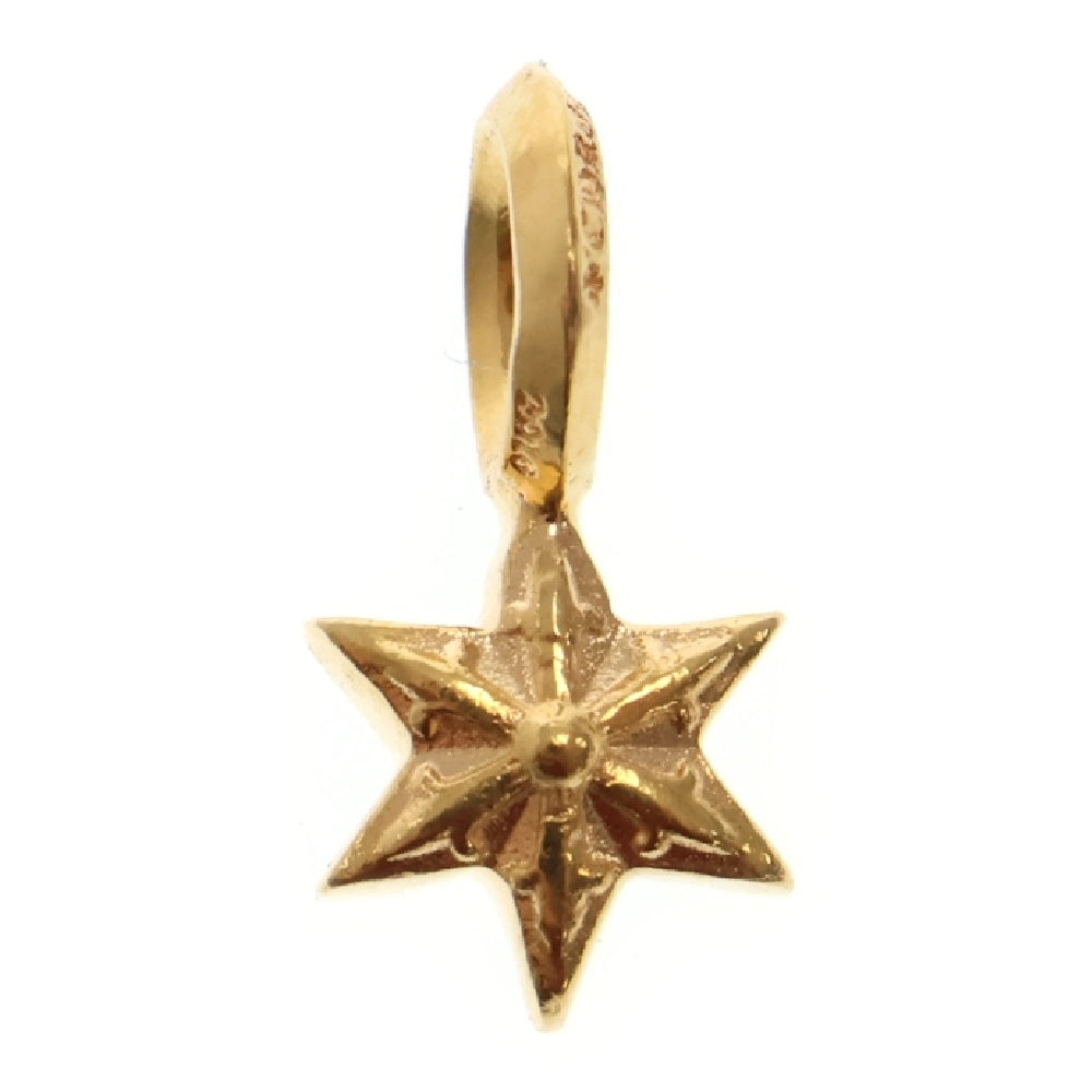 CHROME HEARTS(クロムハーツ) 22K STACK STAR V2 スタースタックチャーム ゴールドネックレストップ