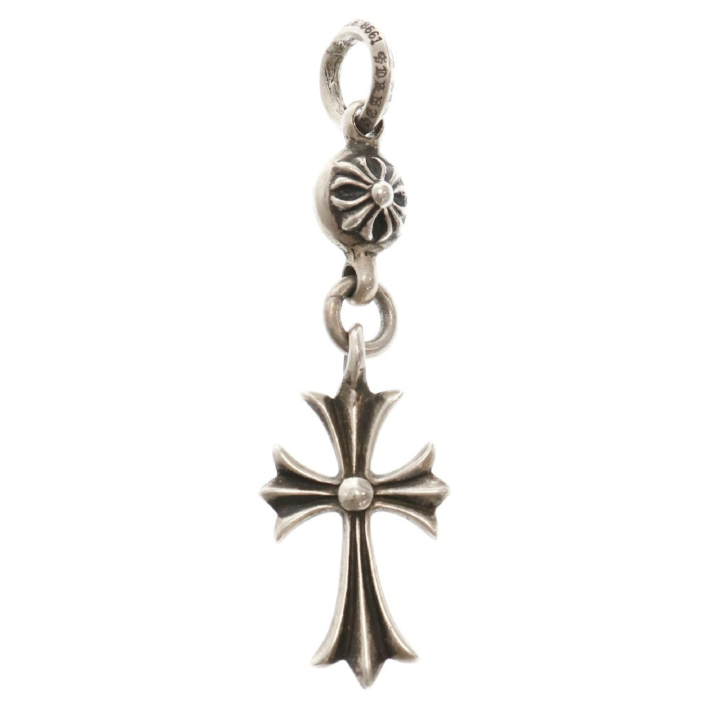 CHROME HEARTS(クロムハーツ) 1B TNY CH CRS 1ボールタイニーCHクロス チャーム シルバーネックレストップ シルバー