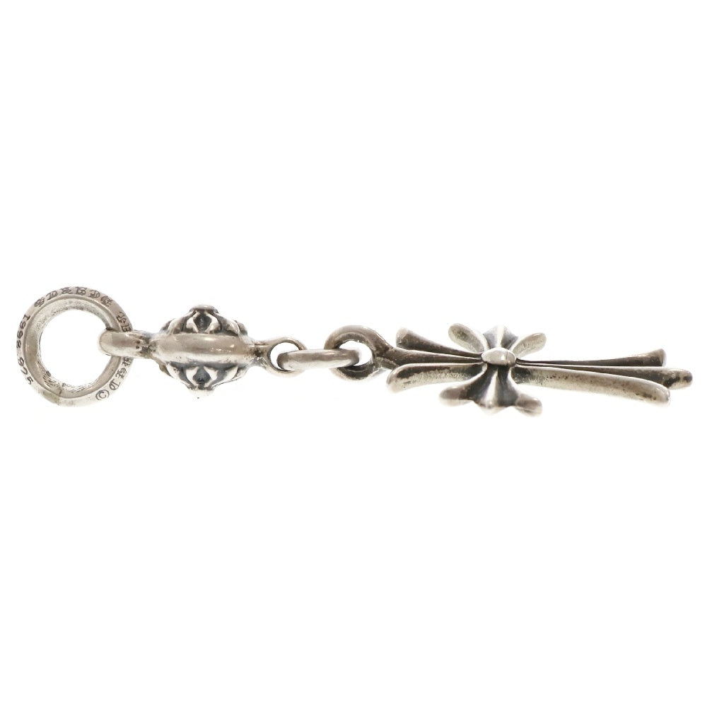 CHROME HEARTS(クロムハーツ) 1B TNY CH CRS 1ボールタイニーCHクロス チャーム シルバーネックレストップ シルバー