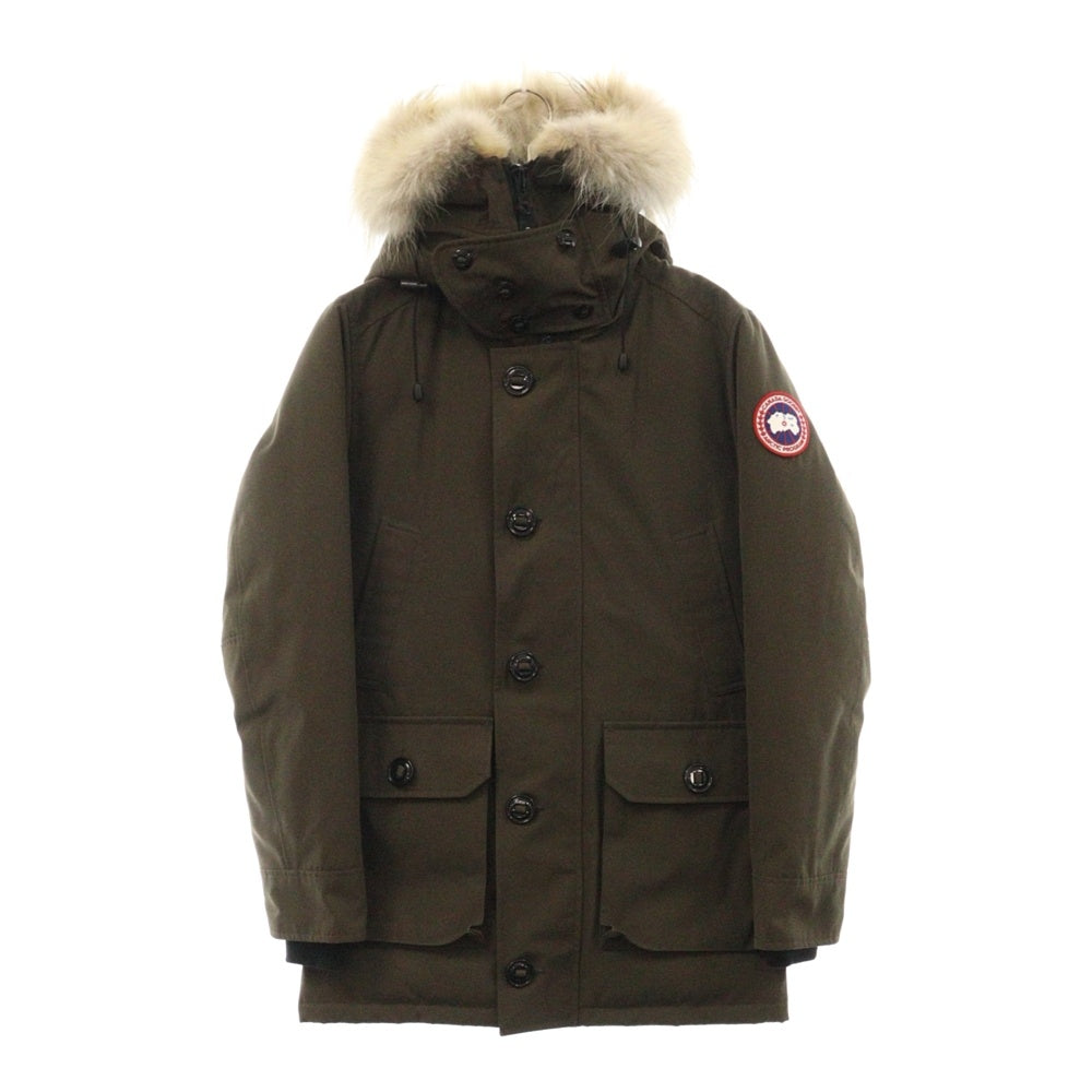 CANADA GOOSE(カナダグース) BROOKFIELD 2300JM ブルックフィールド ファー フード ナイロン ダウンジャケット アウター カーキ