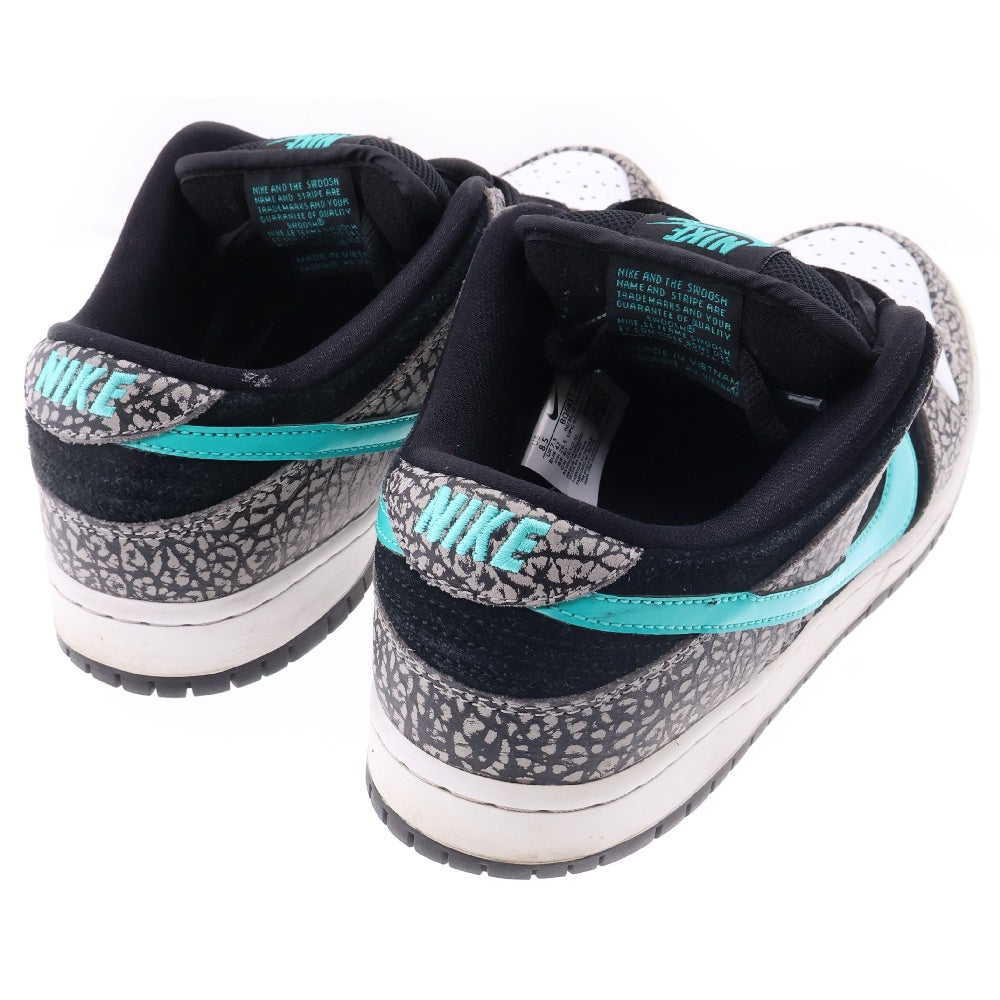 NIKE SB(ナイキエスビー) SB DUNK LOW PRO ATMOS ELEPHANT BQ6817-009 ダンク ロー プロ エスビー アトモス ローカットスニーカー ブラック/グレー US8.5/26.5cm
