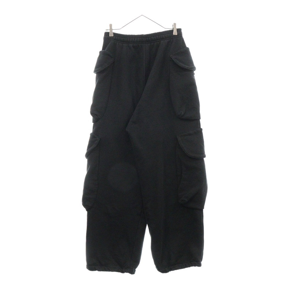 entire studios(エンタイア スタジオ) 24SS カーゴスウェットパンツ ES2379 P0051 ブラック