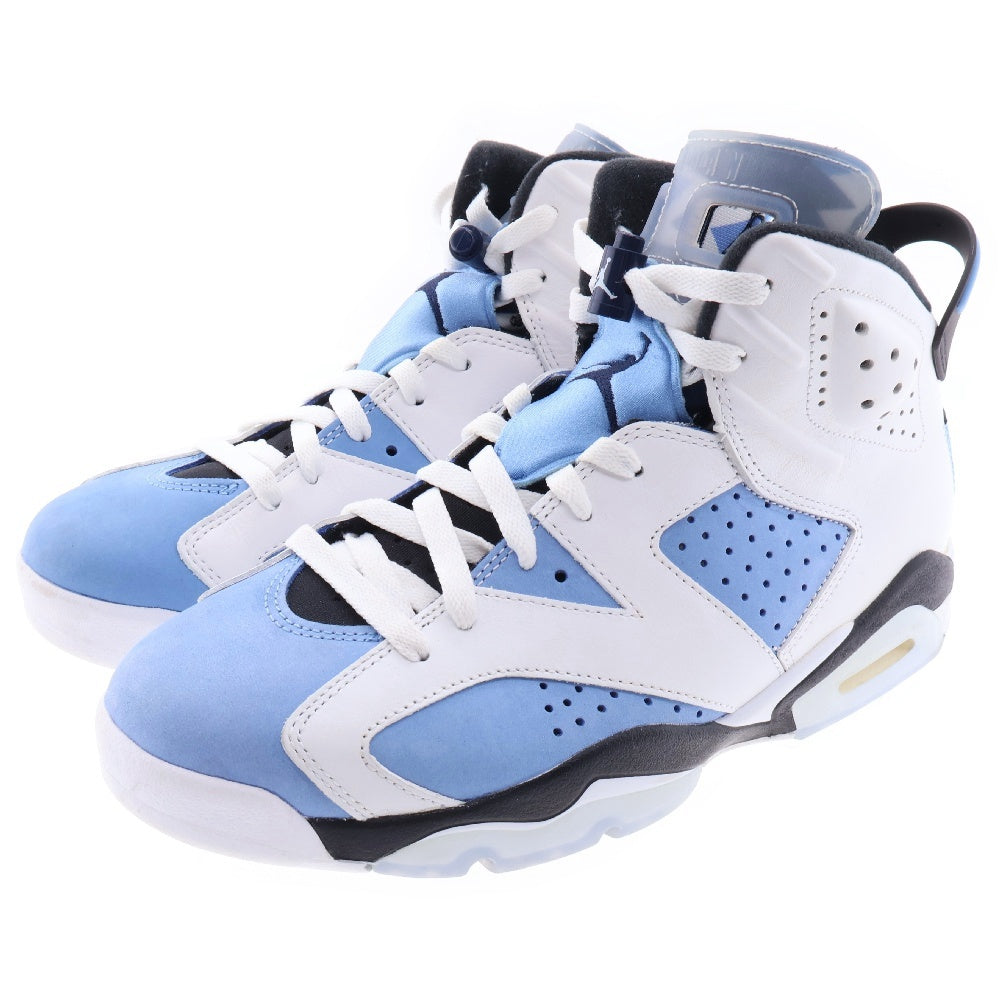 NIKE(ナイキ) AIR JORDAN 6 UNC CT8529-410 エアジョーダン6 ハイカットスニーカー ブルー US8.5/26.5cm