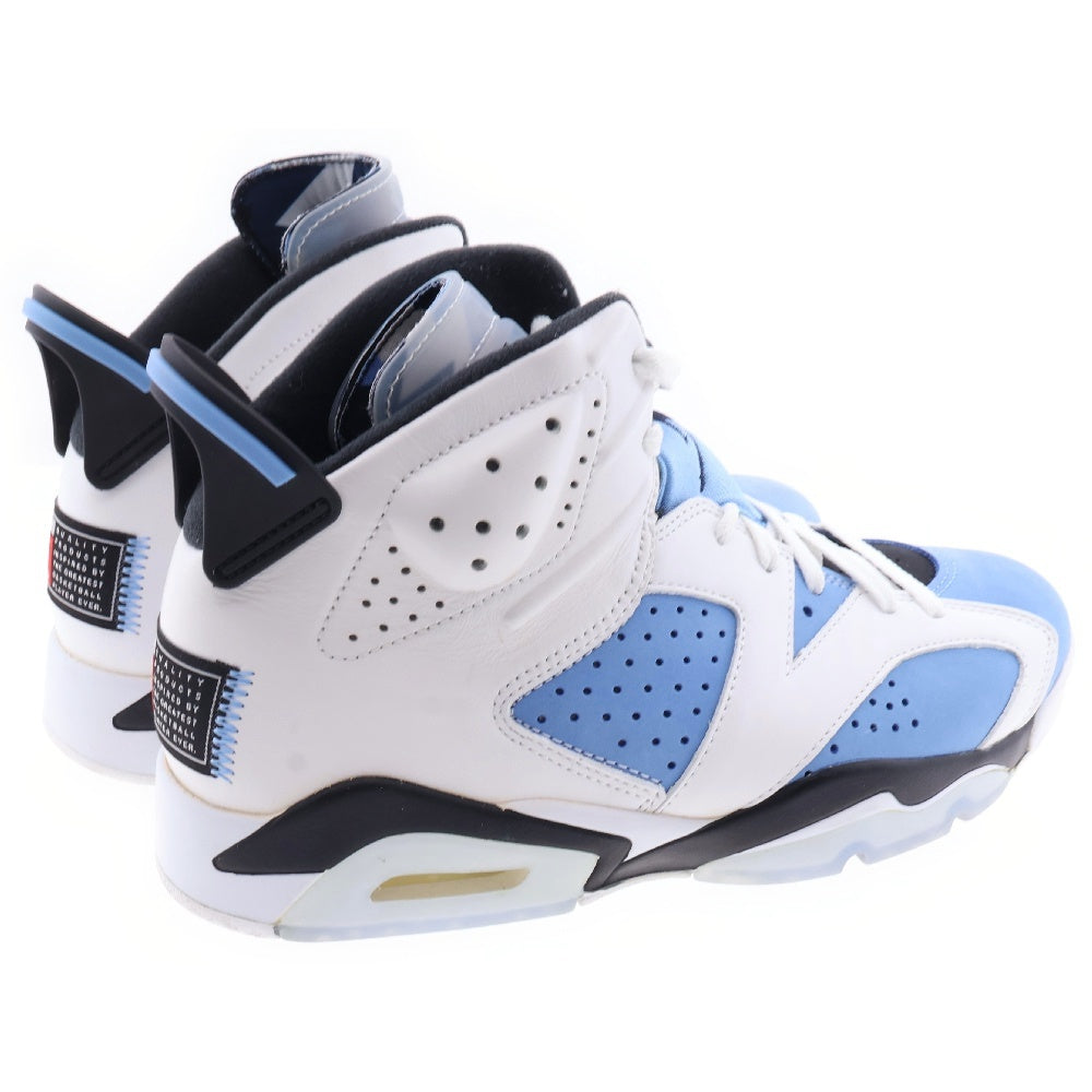 NIKE(ナイキ) AIR JORDAN 6 UNC CT8529-410 エアジョーダン6 ハイカットスニーカー ブルー US8.5/26.5cm