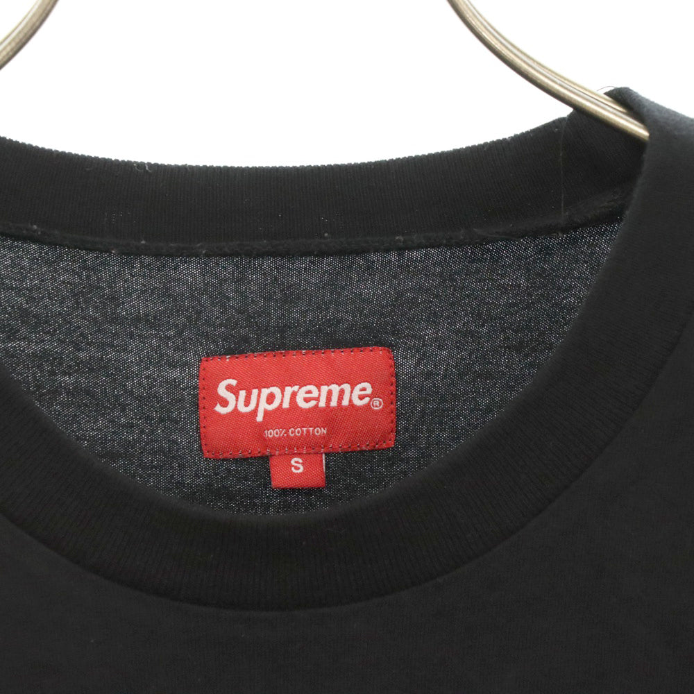 SUPREME(シュプリーム) 16SS Woven Tape L/S Pocket Tee ウーブンテープ ポケット長袖Tシャツ ブラック
