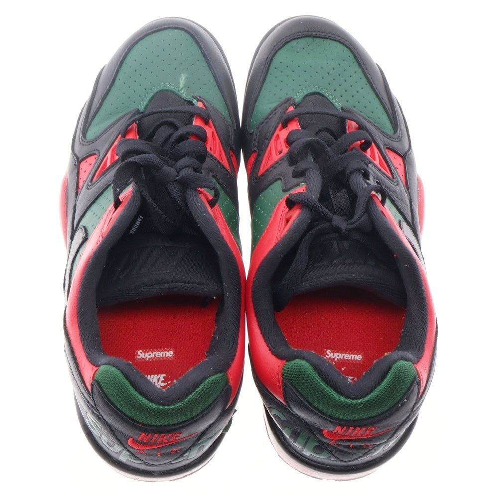 NIKE(ナイキ) AIR CROSS TRAINER 3 LOW エアクロストレーナー 3 ローカットスニーカー CJ5291-001 ブラック/グリーン/レッド US8/26cm