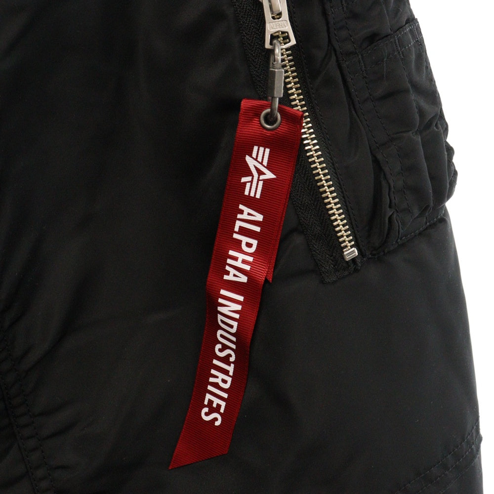 mastermind JAPAN(マスターマインドジャパン) ×ALPHA パッチワーク MA-1ジャケット TA1734-9001 ブラック
