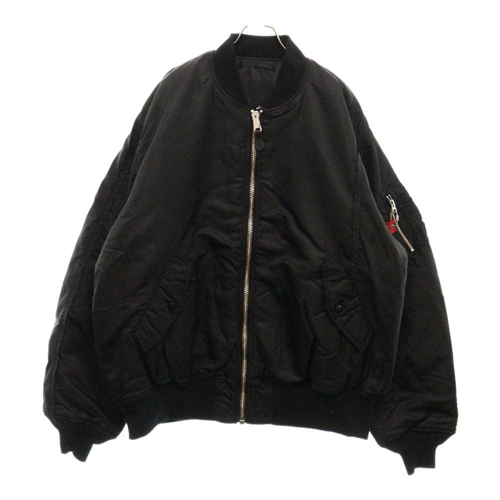 mastermind JAPAN(マスターマインドジャパン) ×ALPHA パッチワーク MA-1ジャケット TA1734-9001 ブラック