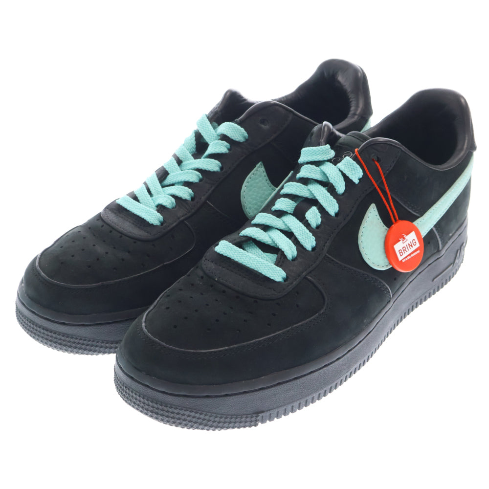 NIKE(ナイキ) × TIFFANY&CO AIR FORCE 1 LOW 1837 BLACK DZ1382-001 ティファニー エアフォース1 ローカットスニーカー シューズブラック US8/26.0cm
