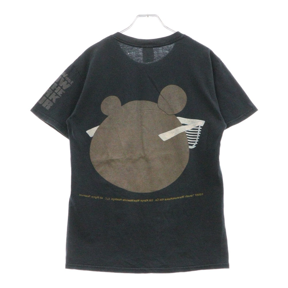 VINTAGE(ヴィンテージ) 00s 2007 KANYE WEST GLOW IN THE DARK TOUR T-shirt  カニエウエスト ツアープリント半袖Tシャツ ネイビー