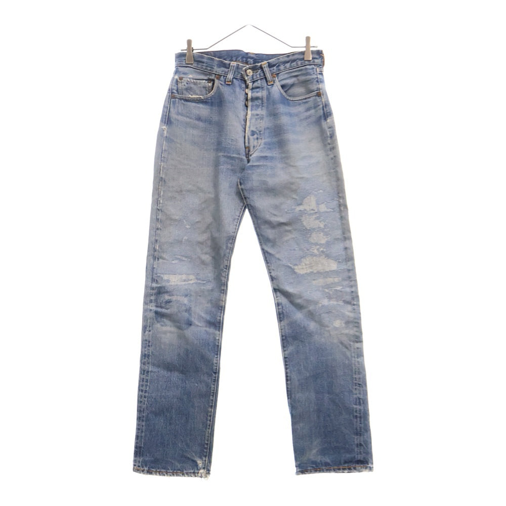 Levi's(リーバイス) 60s VINTAGE 501 BIG-E 前期 ボタン裏刻印2 足長R ボタンフライデニムパンツ インディゴブルー