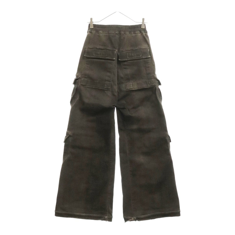 Rick Owens(リックオウエンス) 23SS DOUBLE CARGO JUMBO BELAS ダブルカーゴジャンボベラ ワイドデニムパンツ RR01C4308-SDK グレー