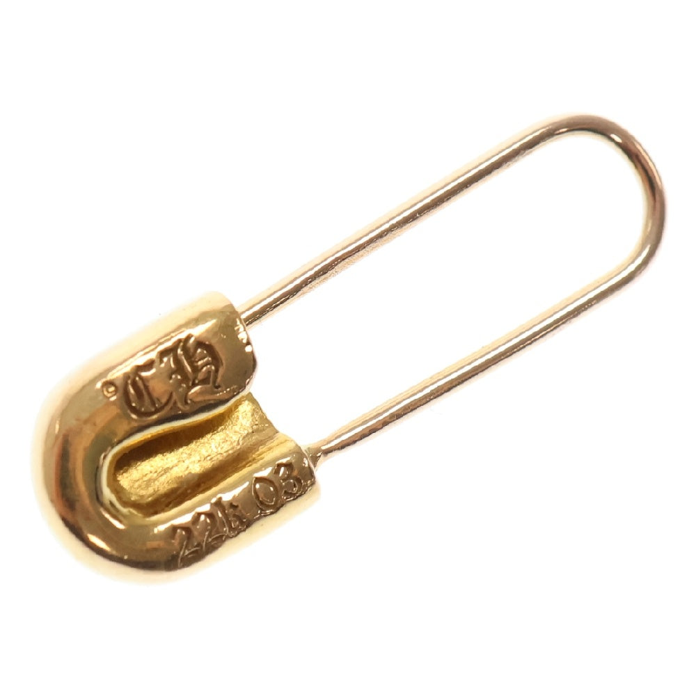 CHROME HEARTS(クロムハーツ) 22K SAFETY PIN S/スモールセーフティピン ペンダントトップ ゴールド