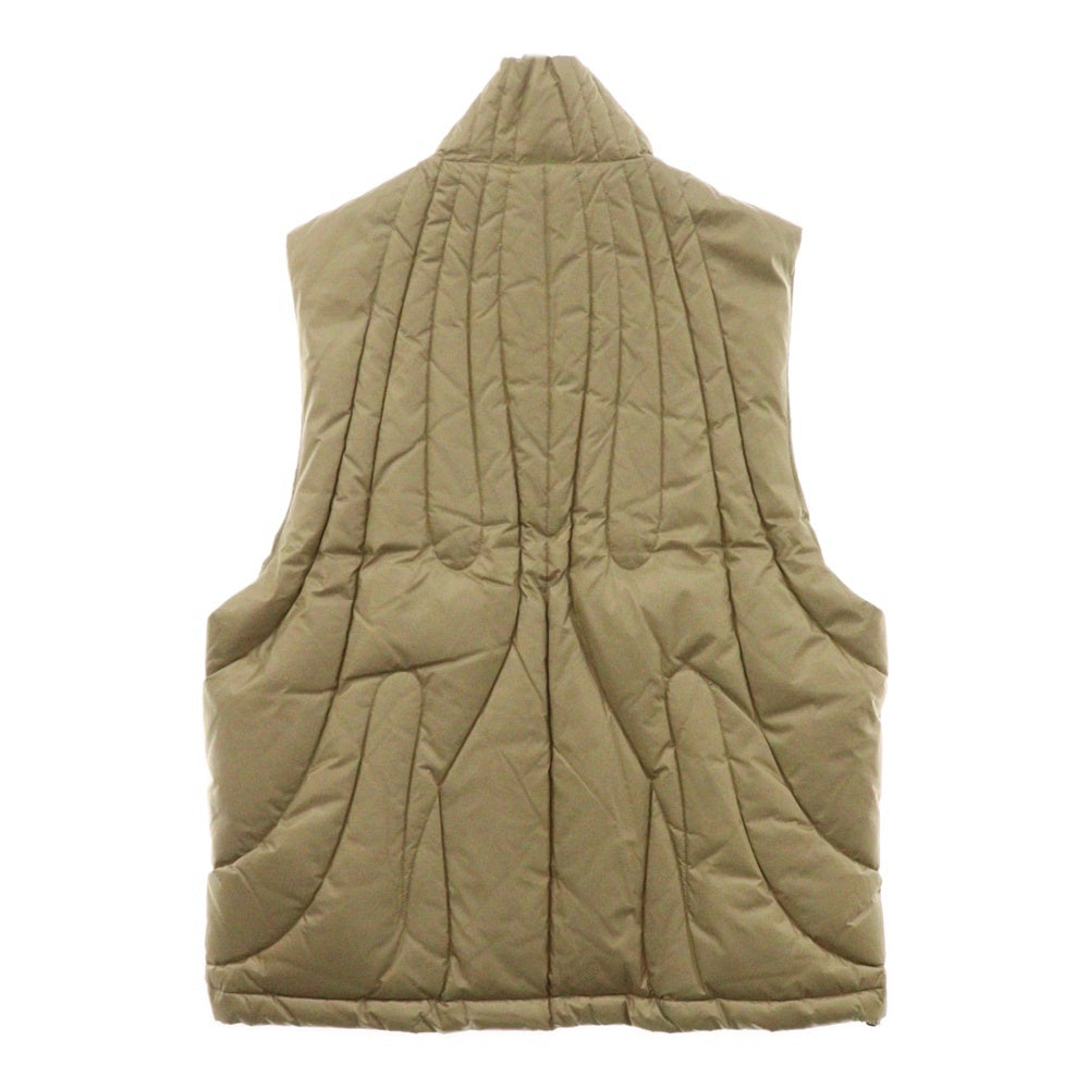 THUG CLUB(サグクラブ) 23AW Cave Goose Down Vest ケーブグースダウンベスト TC23PA02 ベージュ