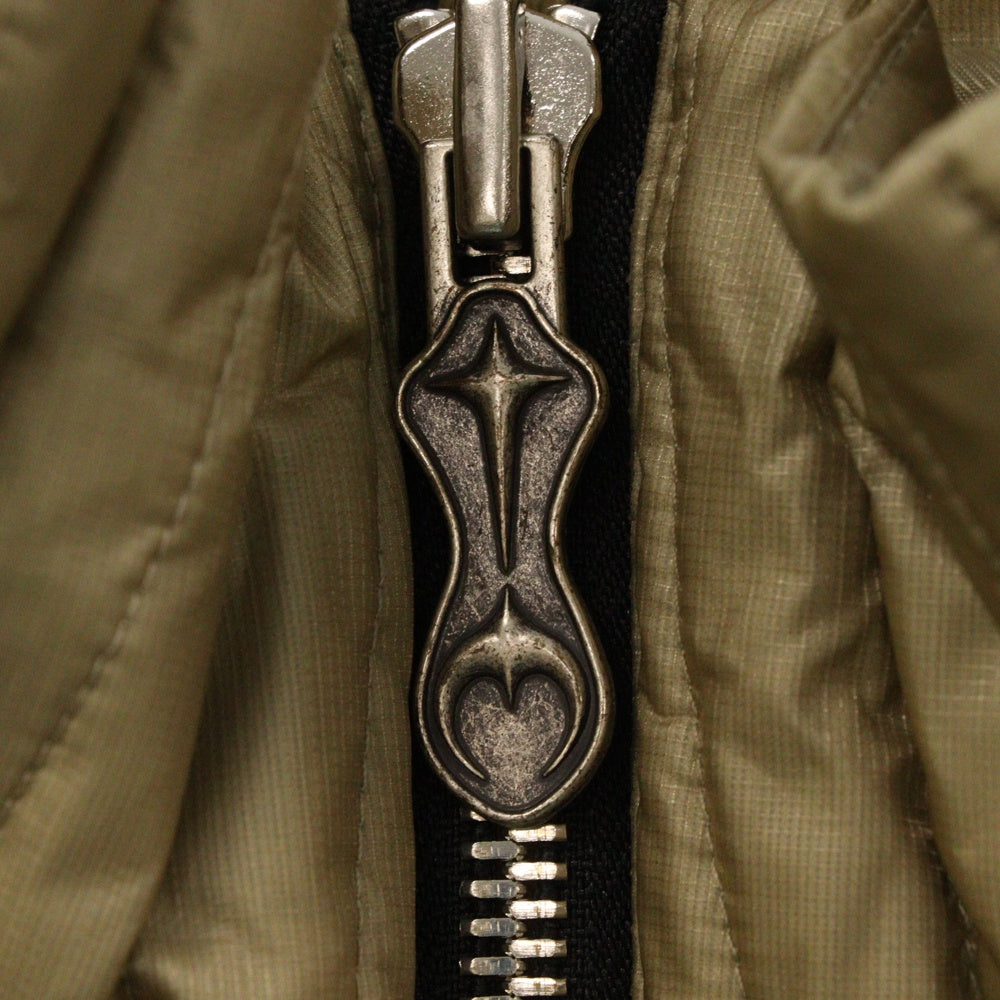 THUG CLUB(サグクラブ) 23AW Cave Goose Down Vest ケーブグースダウンベスト TC23PA02 ベージュ