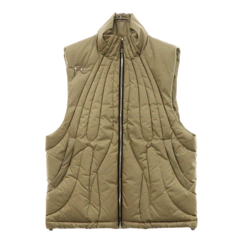 THUG CLUB(サグクラブ) 23AW Cave Goose Down Vest ケーブグースダウンベスト TC23PA02 ベージュ