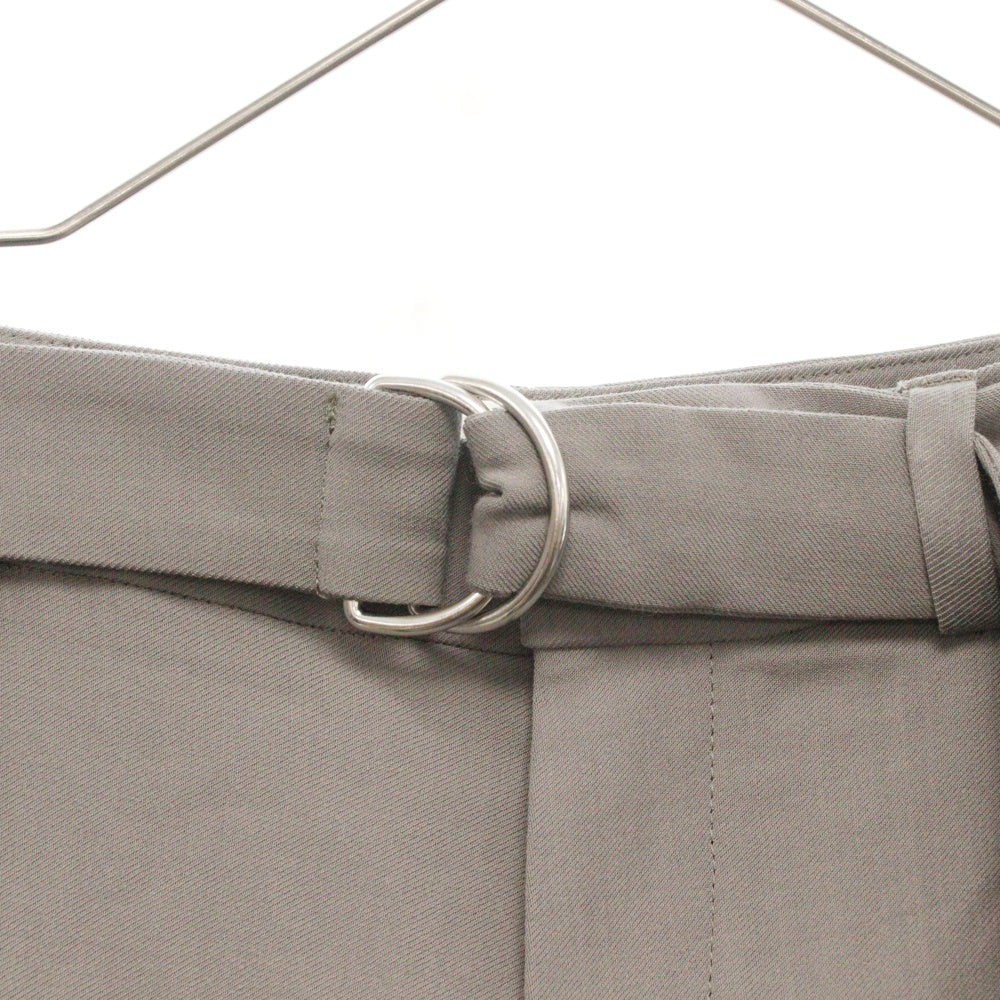 AMI Alexandre Mattiussi(アミアレクサンドルマテュッシ) 23AW Wide Fit Trousers With Floating Panels フローティングパネルワイドパンツ HTR407 VI0007 グレー
