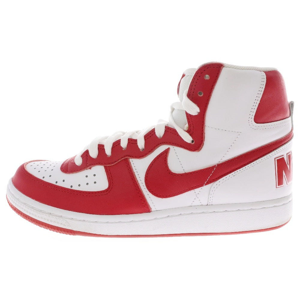 NIKE(ナイキ) TERMINATOR HIGH FJ4454-100 ターミネーター ハイカットスニーカー ホワイト/ユニバーシティーレッド US8.5/26.5cm