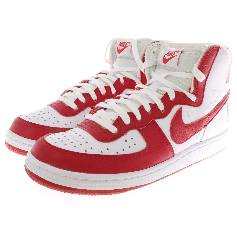 NIKE(ナイキ) TERMINATOR HIGH FJ4454-100 ターミネーター ハイカットスニーカー ホワイト/ユニバーシティーレッド US8.5/26.5cm