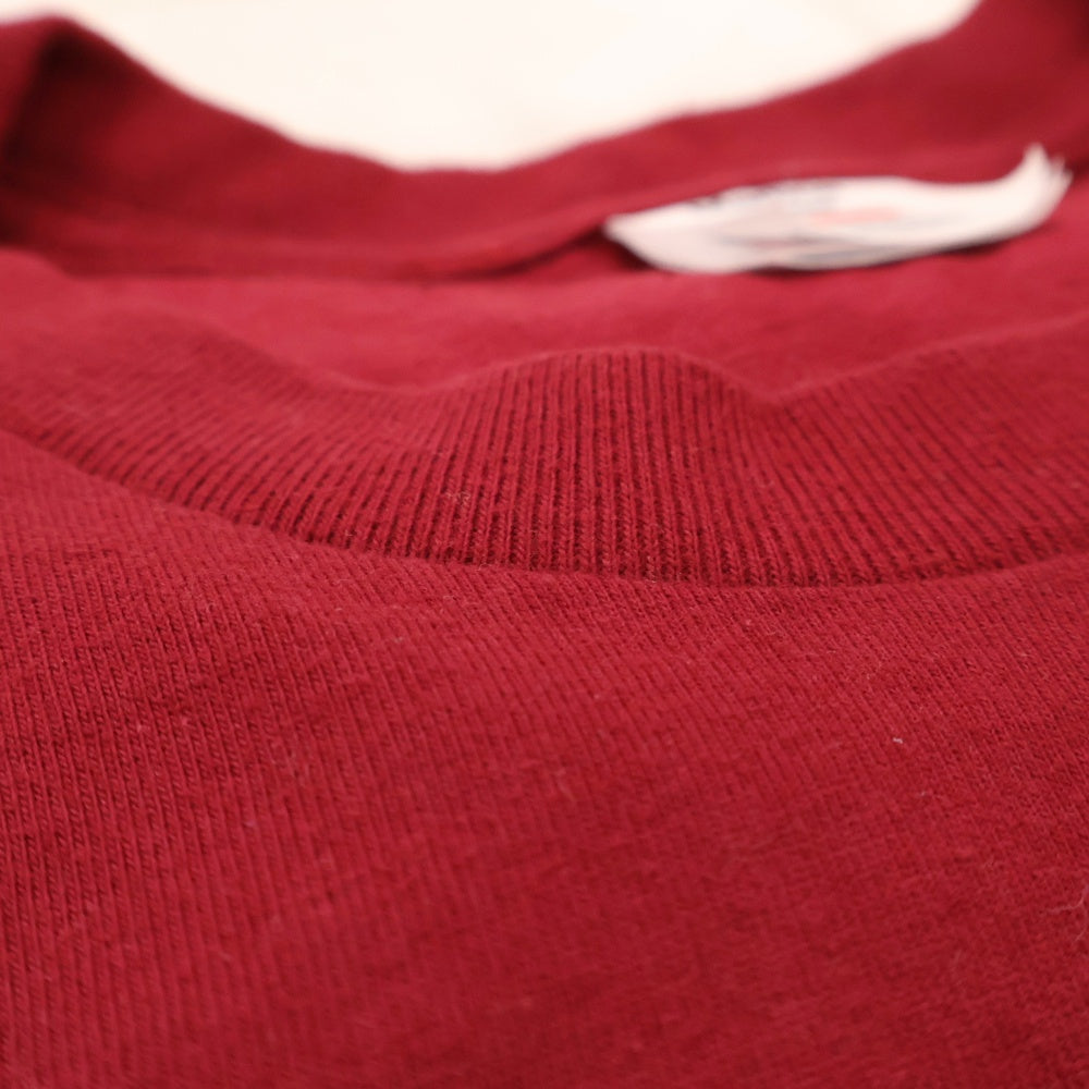 SUPREME(シュプリーム) 24AW×Martine Rose Tee Cardinal ×マーティンローズ ロゴプリント半袖Tシャツ カットソー バーガンディー