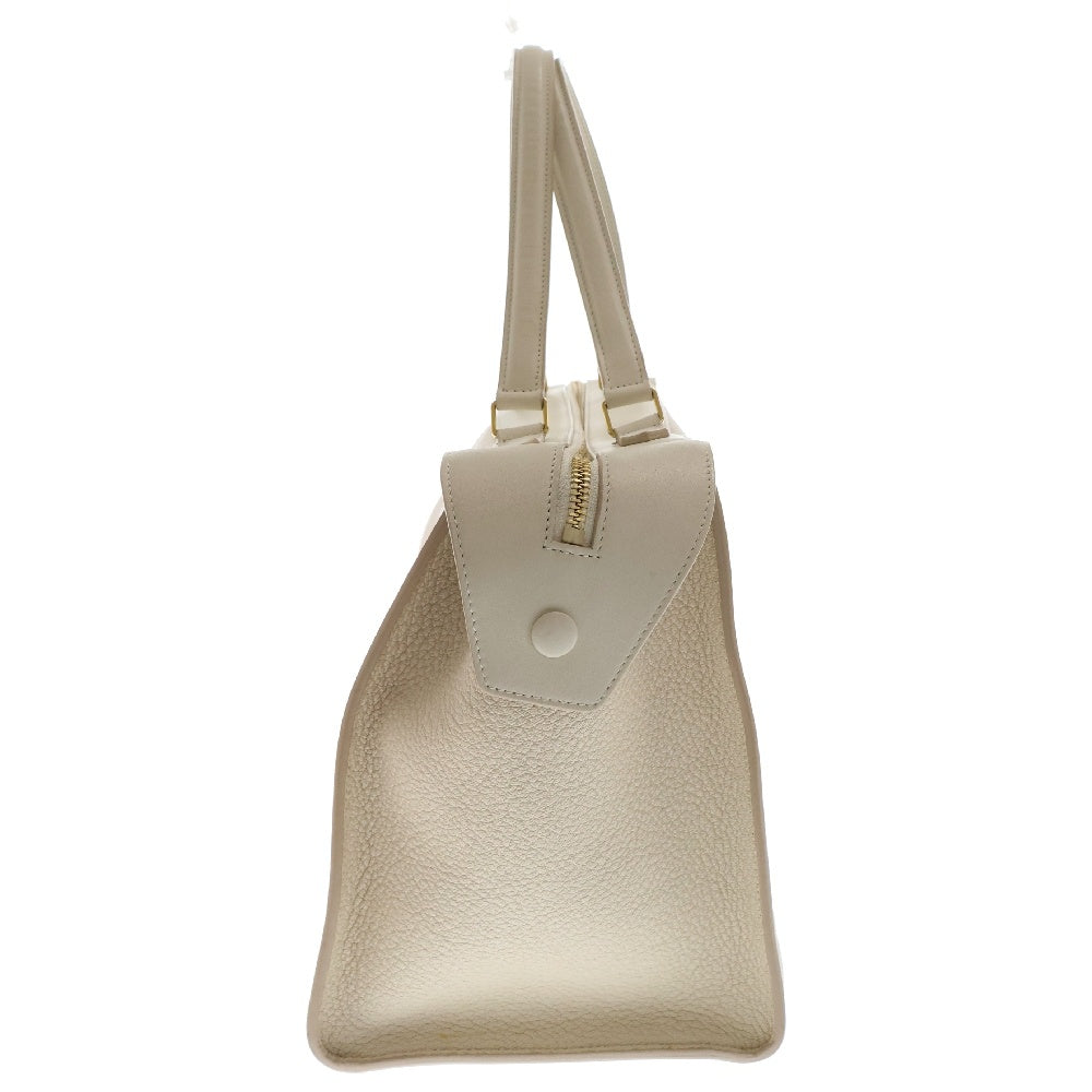 CELINE(セリーヌ) RING SMALL 176203 リングスモール ハンドバッグ バッグ レザー ホワイト レディース