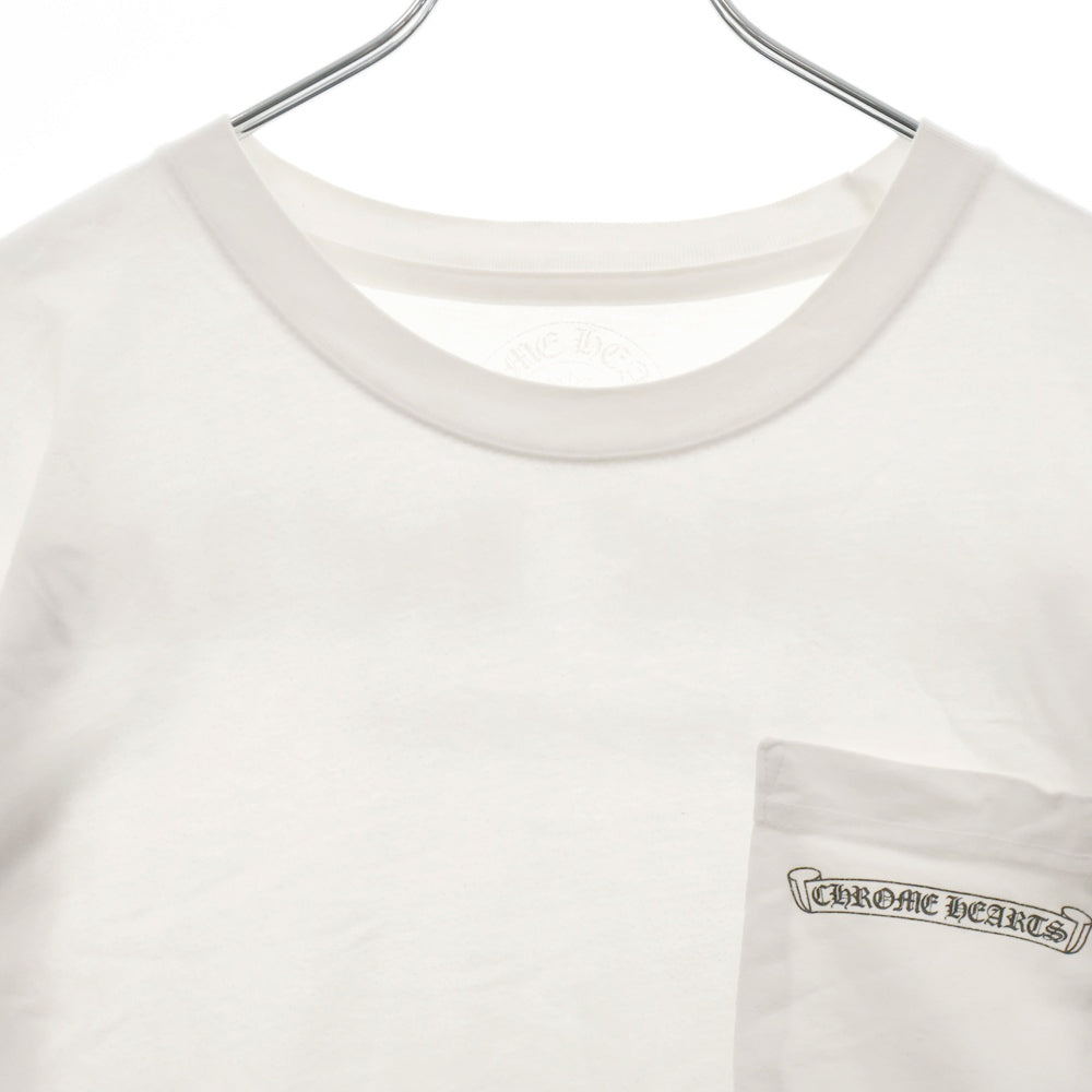 CHROME HEARTS(クロムハーツ) Fuck You L/S Tee ファックユー アーチロゴ 長袖Tシャツ ロングスリーブカットソー ホワイト