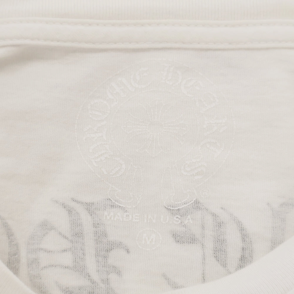 CHROME HEARTS(クロムハーツ) Fuck You L/S Tee ファックユー アーチロゴ 長袖Tシャツ ロングスリーブカットソー ホワイト