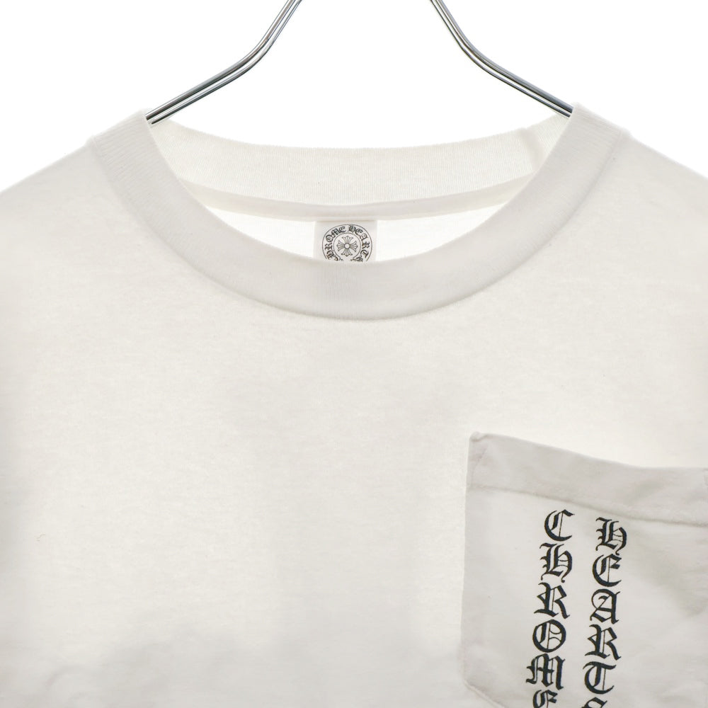 CHROME HEARTS(クロムハーツ) OLD Made in Hollywood L/S Tee オールド バッククロス メイドインハリウッド 長袖Tシャツ ロングスリーブカットソー ホワイト