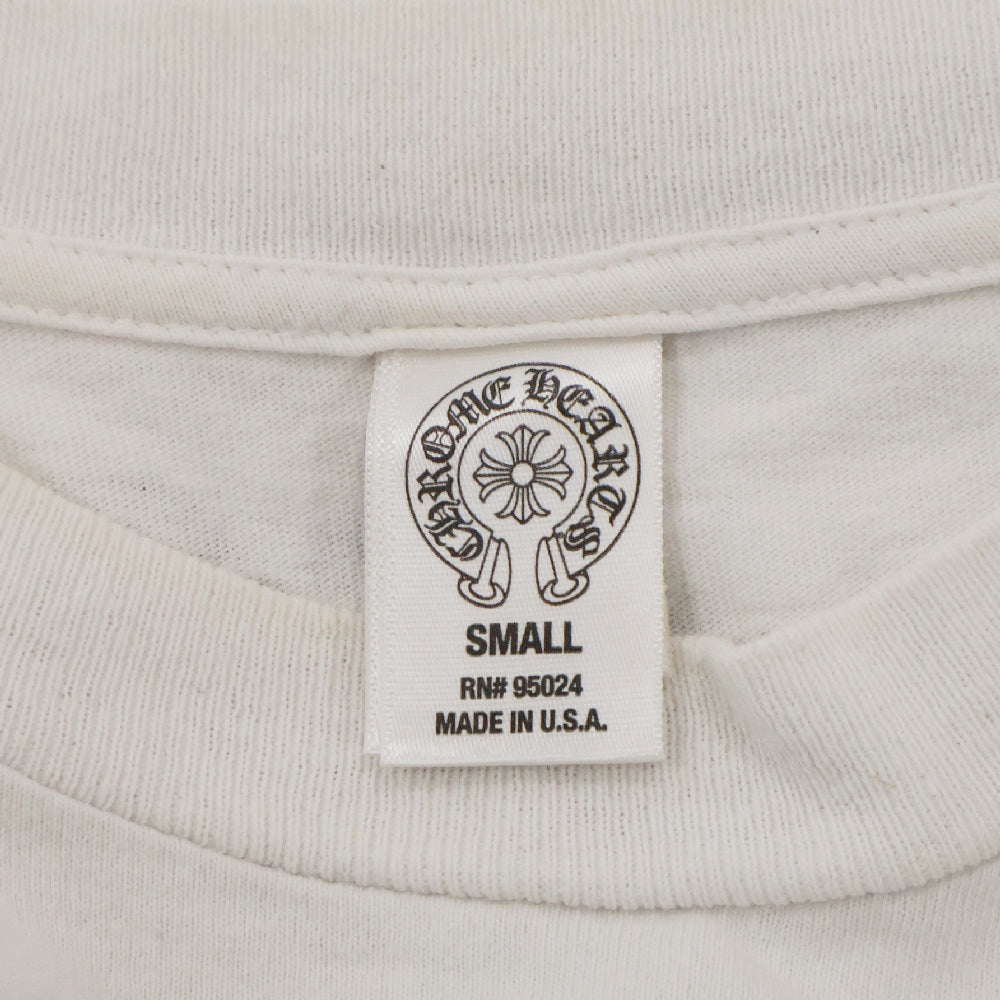 CHROME HEARTS(クロムハーツ) OLD Made in Hollywood L/S Tee オールド バッククロス メイドインハリウッド 長袖Tシャツ ロングスリーブカットソー ホワイト