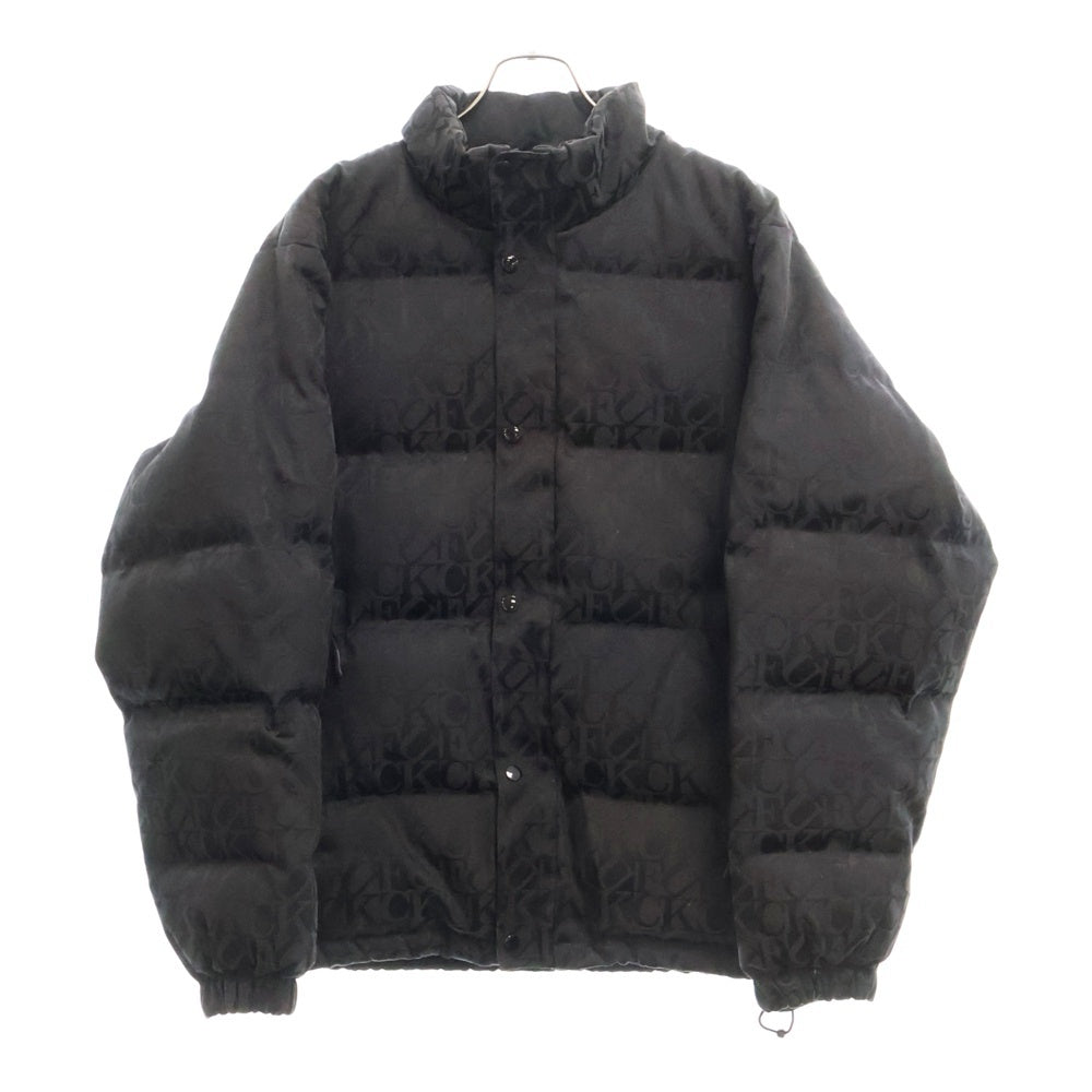 SUPREME(シュプリーム) 17AW Fuck Jacquard Puffy Jacket ファックジャガード パフィージャケット アウター ブラック