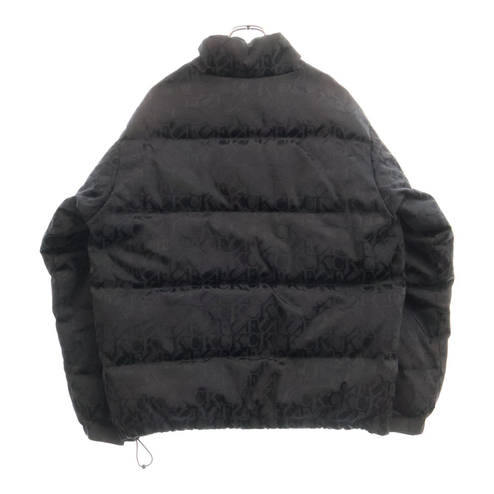 SUPREME(シュプリーム) 17AW Fuck Jacquard Puffy Jacket ファックジャガード パフィージャケット アウター ブラック