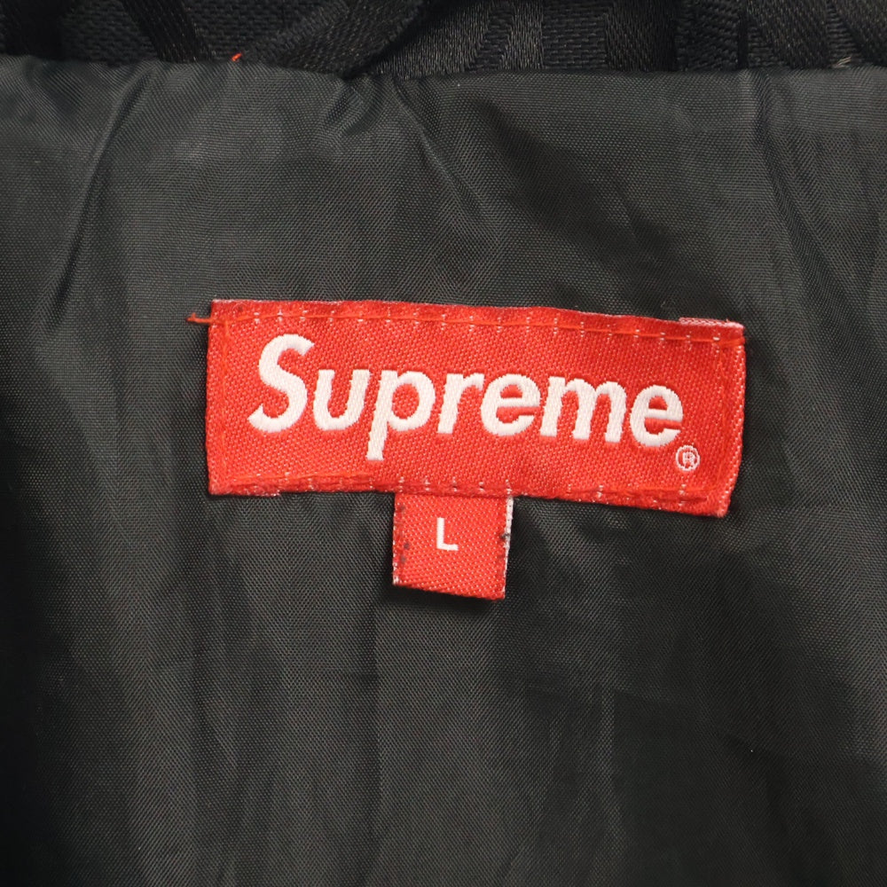 SUPREME(シュプリーム) 17AW Fuck Jacquard Puffy Jacket ファックジャガード パフィージャケット アウター ブラック