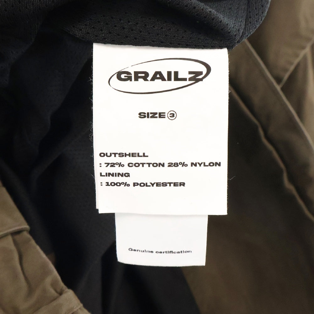 GRAILZ(グレイルズ) 23SS FLIGHT SHELL JACKET フライトシェルジャケット GR23SSMO05 ブラウン