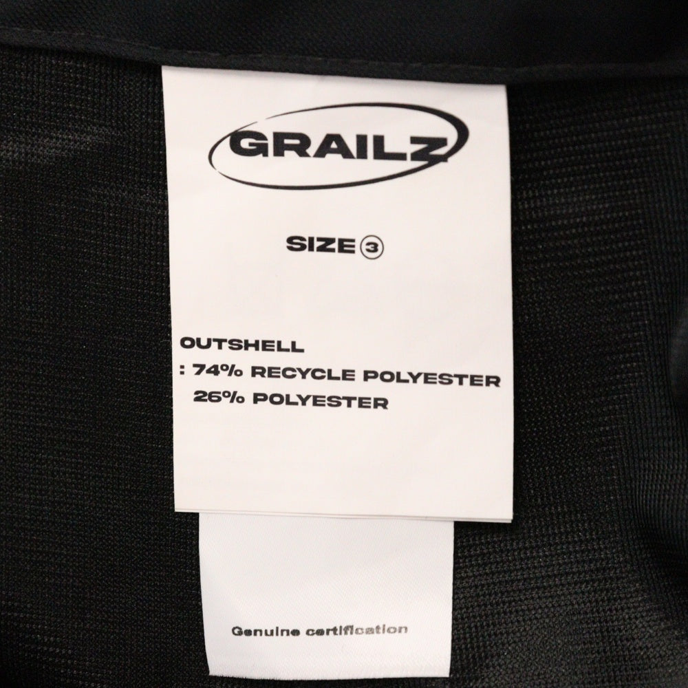 GRAILZ(グレイルズ) 23SS SURPLUS NYLON PANTS サープラスナイロンパンツ GR23SSMP02 ブラック