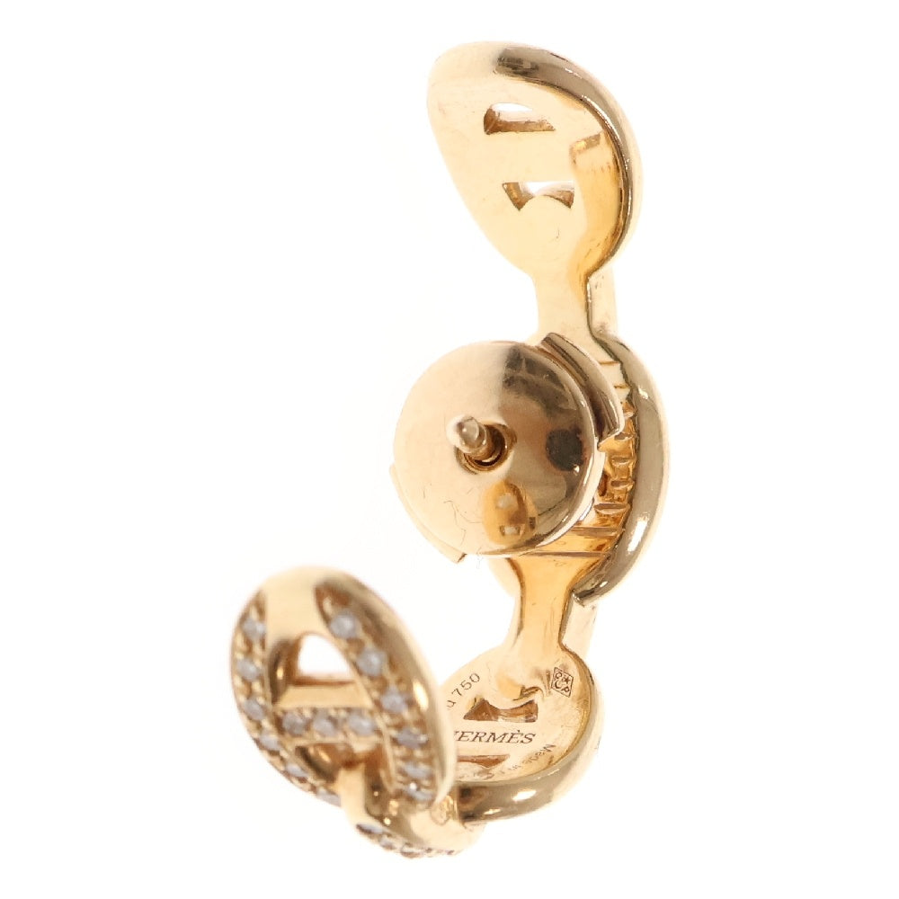 HERMES(エルメス) Chaine d'Ancre Enchainee Earring シェーヌダンクル アンシェネ ダイヤ イヤリング ピアス 片耳 K18PG ピンクゴールド