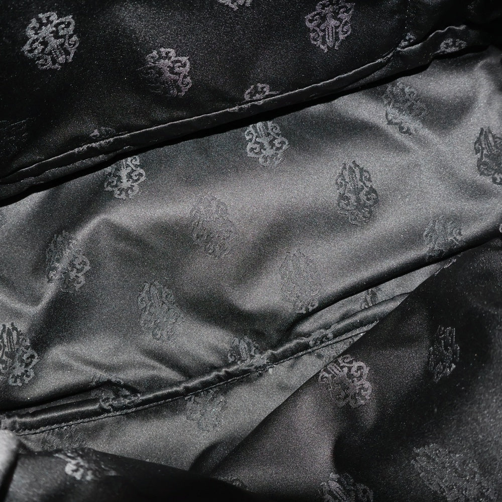CHROME HEARTS(クロムハーツ) 7TH GRADE MINI DENIM MULTI マルチカラーセメタリークロスパッチ付きデニムミニバックパック リュック インディゴブルー/マルチ