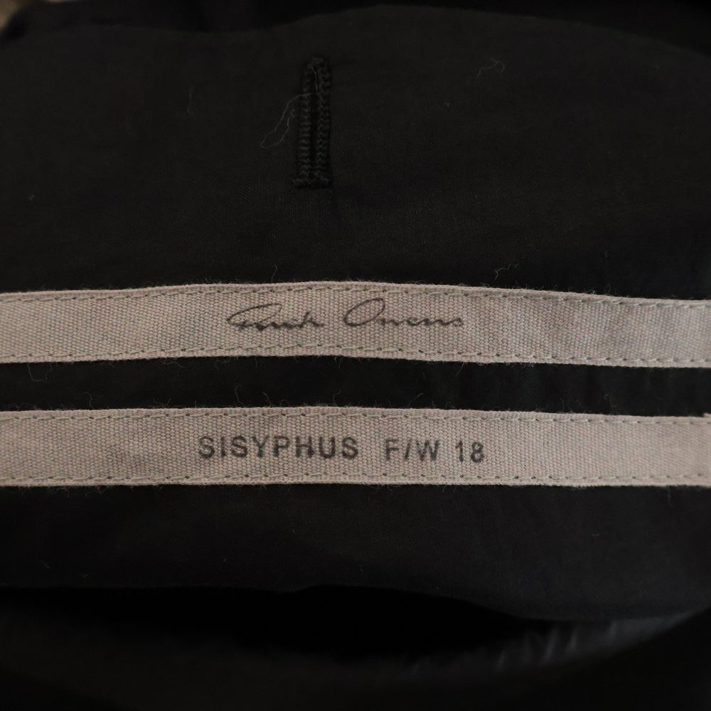 Rick Owens(リックオウエンス) 18AW ラペル切替1Bブレザーテーラードジャケット RU18F1737-WLCEV ブラック