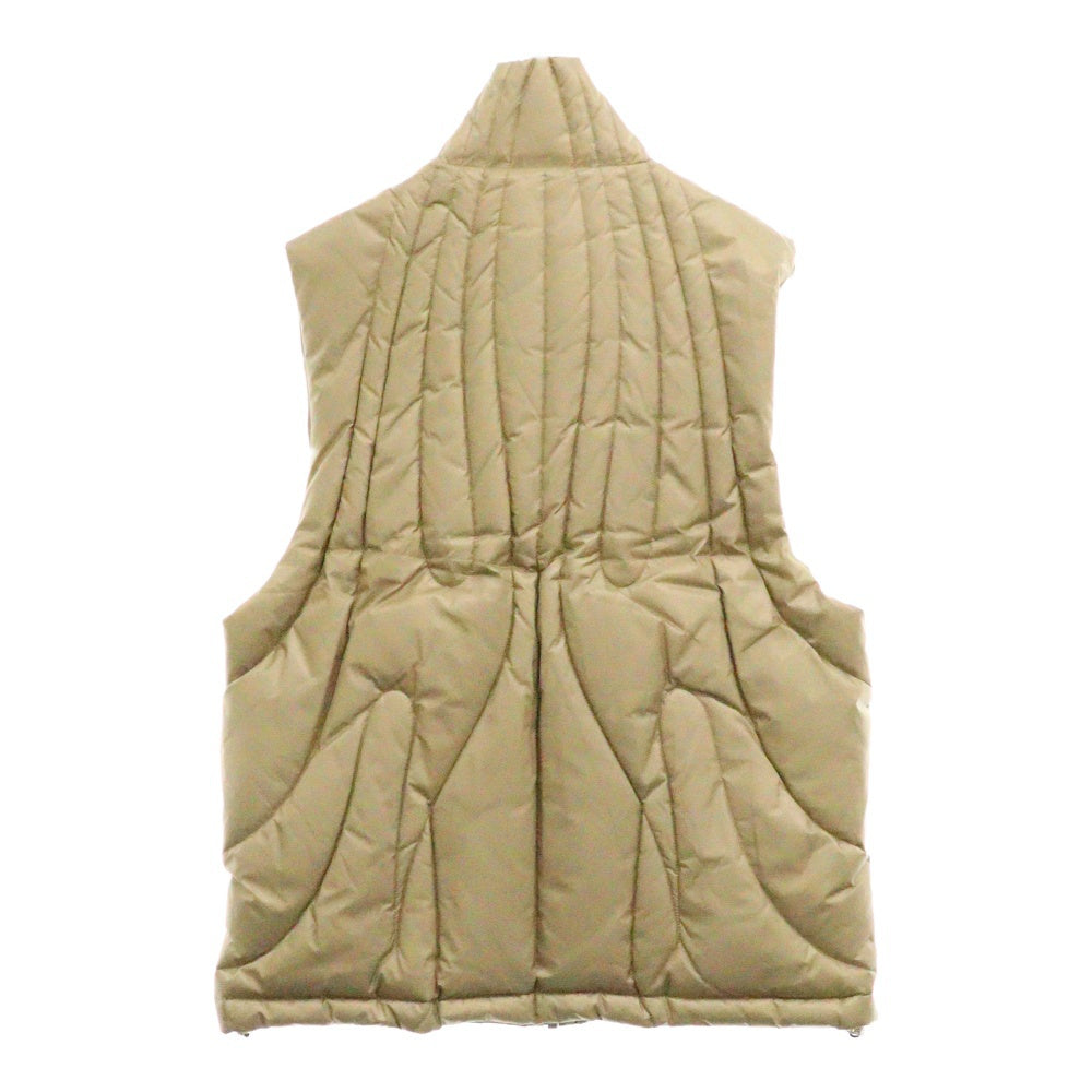 THUG CLUB(サグクラブ) 23AW Cave Goose Down Vest ケーブグースダウンベスト TC23PA02 ベージュ